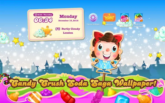 Candy Crush Soda Theme android App screenshot 1